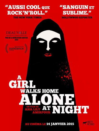Affiche du film A Girl Walks Home Alone At Night